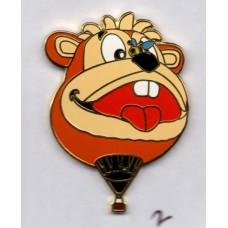 Honey Bear Head with Bee on Nose Gold